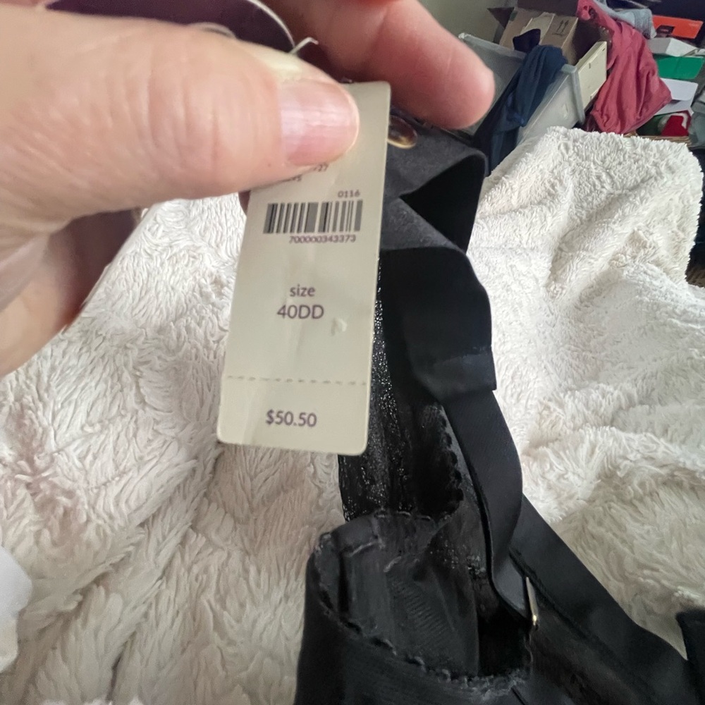 Cacique Black Lace Underwire Bra - Picture 2 of 5